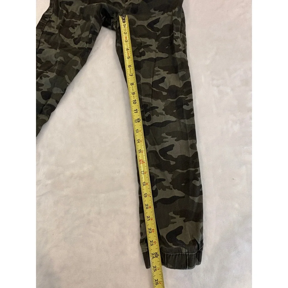 Old Navy Boys XL 14-16 Camo Built-In Flex Jogger Pants Green Camouflage Twill